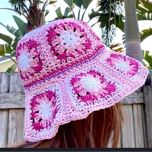 STEVE MADDEN Crochet Straw Paper Wide Brim Hat Bohemian Inspired OS NEW - Picture 4 of 10